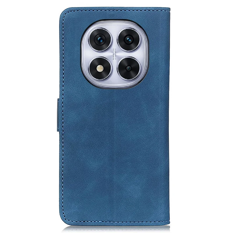 KHAZNEH For Xiaomi Redmi Note 14 Pro+ 5G / Note 14 Pro 5G / Poco X7 5G Wallet Case PU Leather Phone Cover Retro Texture - Blue