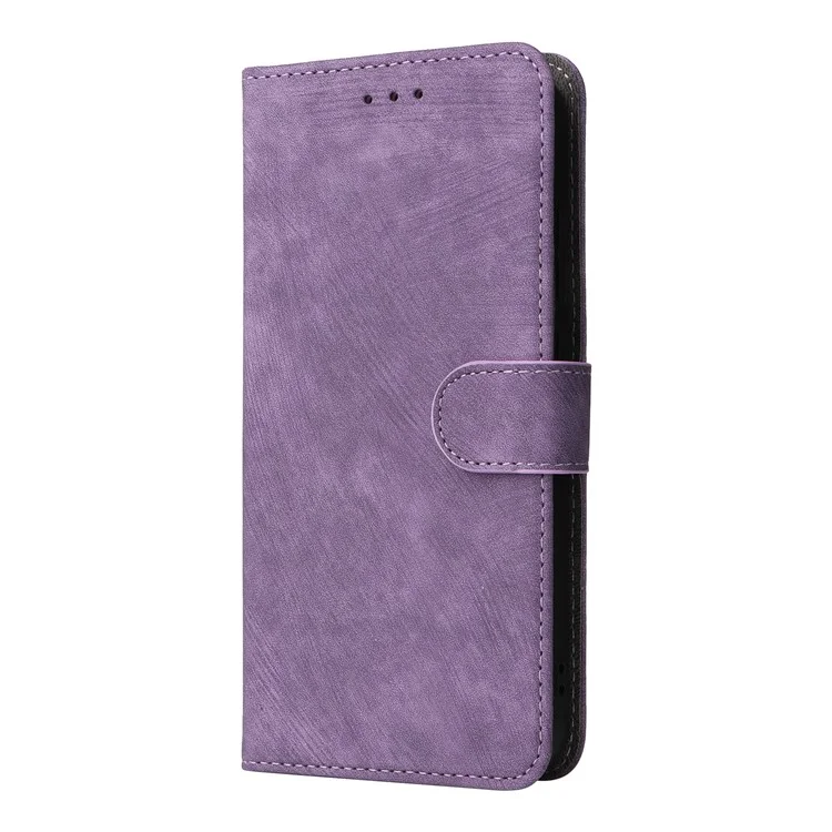 Funda de teléfono tipo cartera para HMD Fusion 5G con bloqueo RFID de piel de imitación, tapa abatible y soporte - Morado