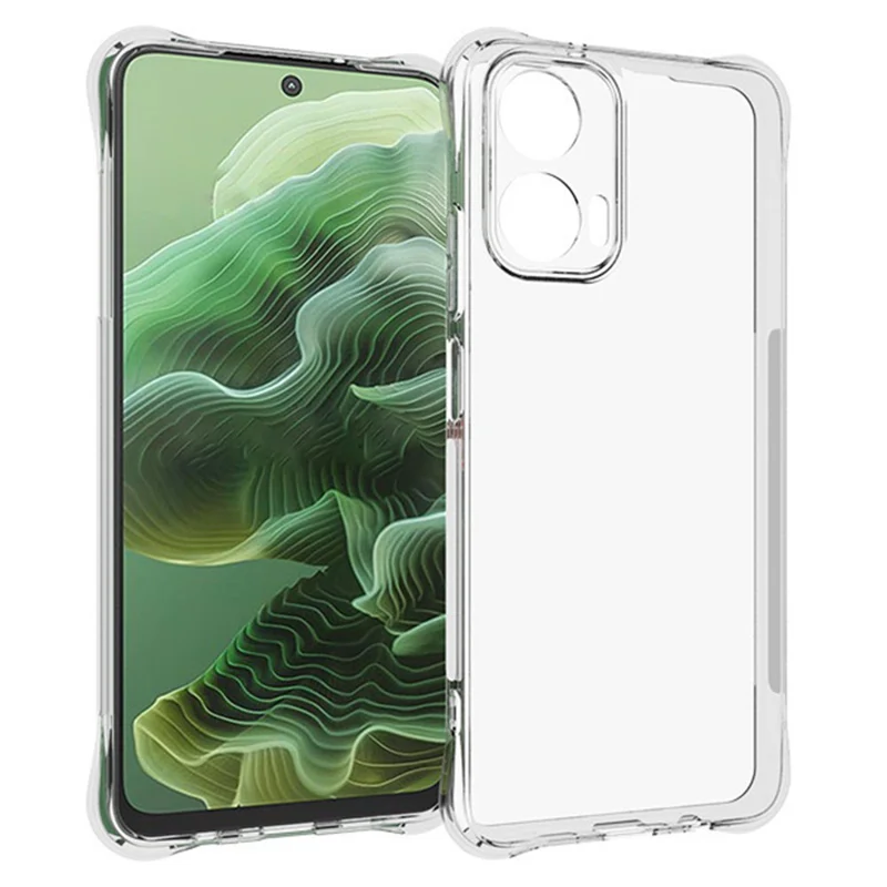 WANLONFENG WL Series for Motorola Moto G35 5G TPU Case 2.0mm Phone Cover with Tempered Glass Film