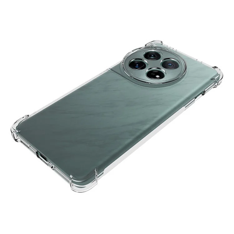 WANLONFENG WL Series for OnePlus 12 5G TPU Case 2.0mm Phone Cover with Tempered Glass Film