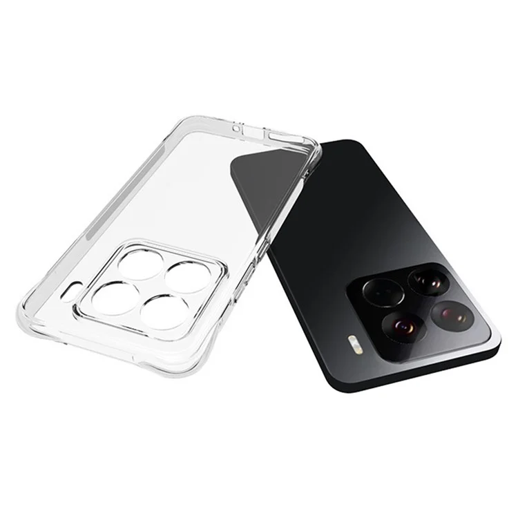 WANLONFENG WL Series For Xiaomi 15 Pro TPU Case 2.0mm Phone Cover with Tempered Glass Film