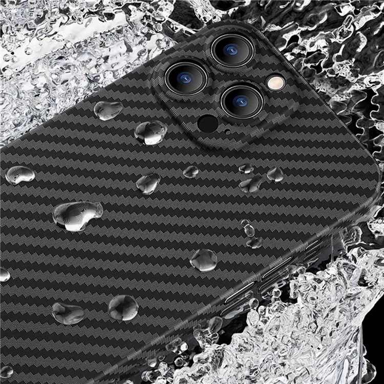 X-LEVEL Nano Kevlar Series Магнитный чехол для iPhone 14 Pro, чехол для телефона с текстурой из углеродного волокна и арамидного волокна, защита от царапин, тонкий дизайн - черный