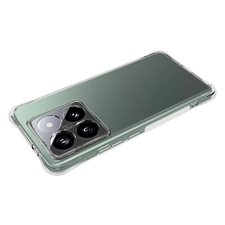 WANLONFENG WL Series For Xiaomi 14T Pro TPU Case 2.0mm Phone Cover with Tempered Glass Film