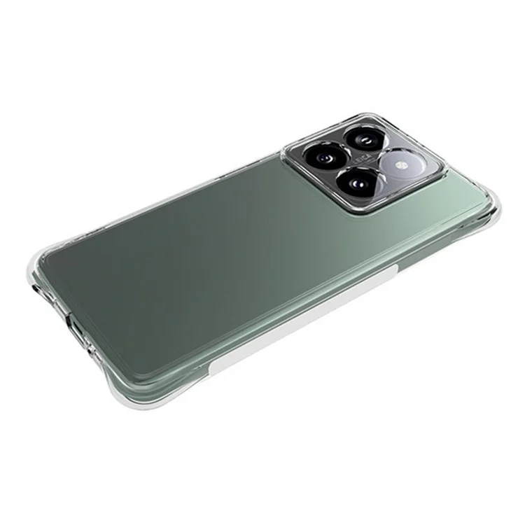 WANLONFENG WL Series For Xiaomi 14T Pro TPU Case 2.0mm Phone Cover with Tempered Glass Film