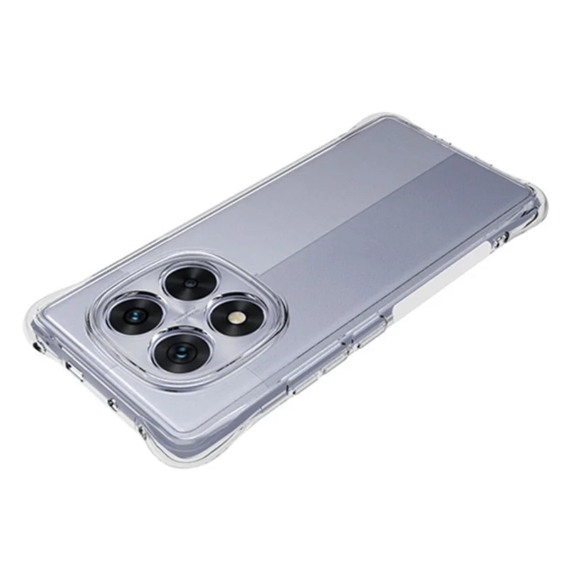WANLONFENG WL Series For Xiaomi Redmi Note 14 Pro 5G / Poco X7 5G TPU Case 2.0mm Phone Cover with Tempered Glass Film
