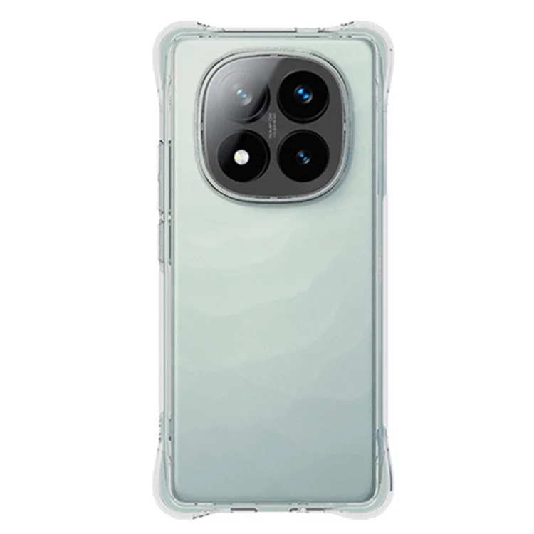 WANLONFENG WL Series for Xiaomi Redmi Note 14 Pro+ 5G TPU Case 2.0mm Phone Cover with Tempered Glass Film