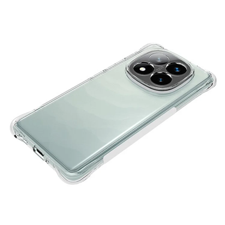 WANLONFENG WL Series for Xiaomi Redmi Note 14 Pro+ 5G TPU Case 2.0mm Phone Cover with Tempered Glass Film
