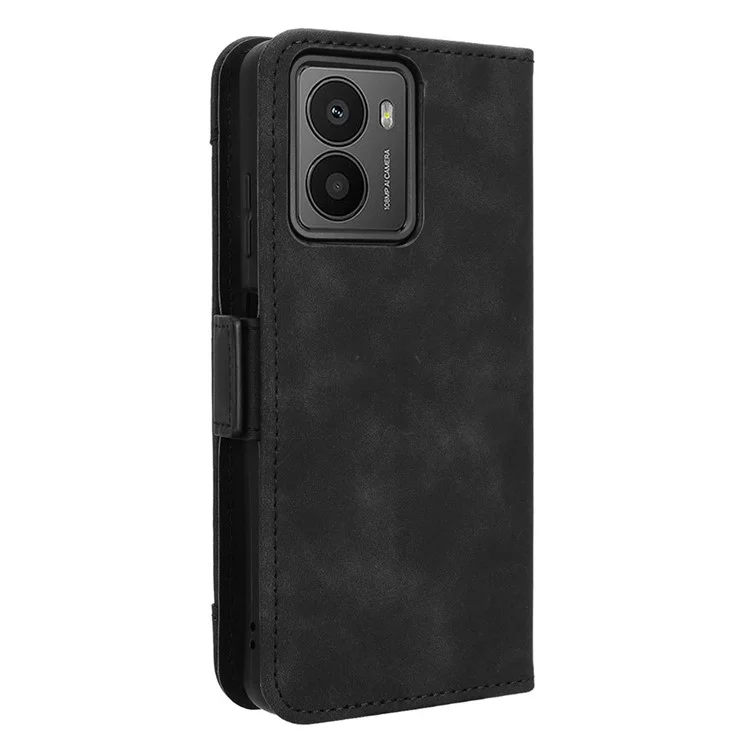 Capa de Couro da Carteira do Telefone para HMD Fusion 5G com Múltiplos Slots para Cartão - Preto