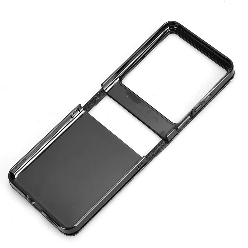 Cover per Infinix Zero Flip 5G X6962 in Pelle PU con Texture Diamantata e Slot per Carte - Nero