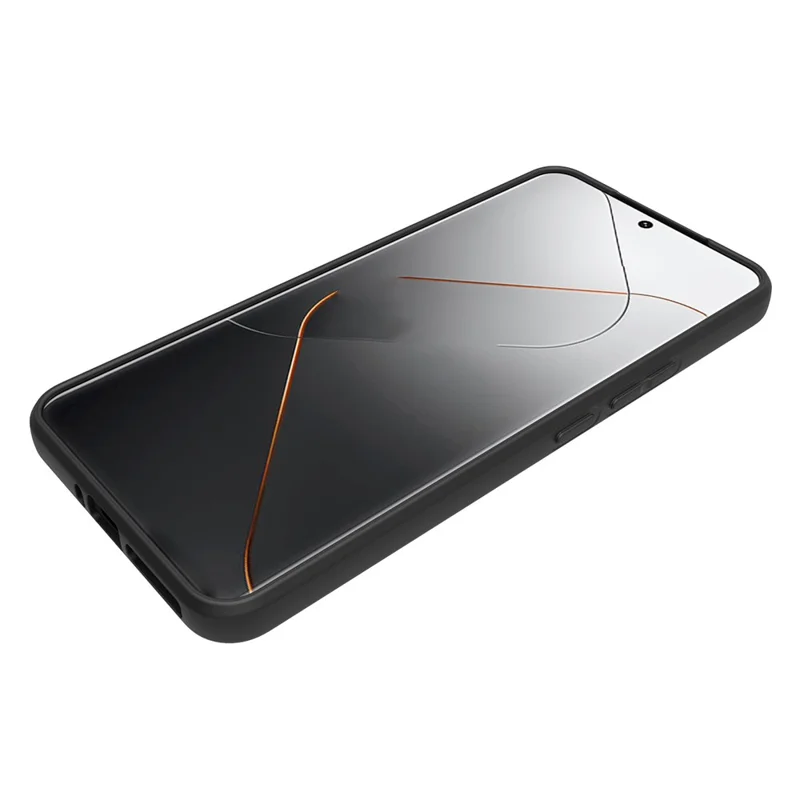 10Pcs / Pack For Xiaomi 15 Pro Case Anti-Fingerprint Soft TPU Protective Cover - Black