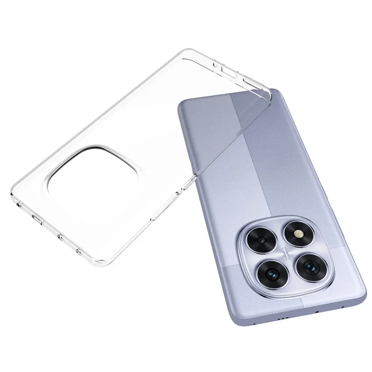 10 pezzi / confezione per Xiaomi Redmi Note 14 Pro 5G, custodia trasparente senza filigrana, cover protettiva in TPU.