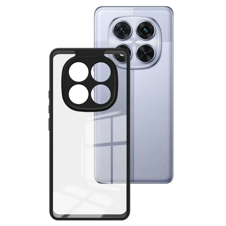 Coque transparente IMAK UX-9A Series pour Xiaomi Redmi Note 14 Pro 5G en TPU+PC avec coins renforcés.