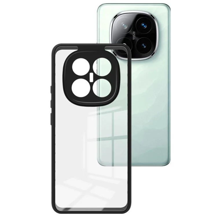Coque IMAK UX-9A série pour Xiaomi Redmi Note 14 Pro+ 5G, en TPU+PC transparent avec coins renforcés