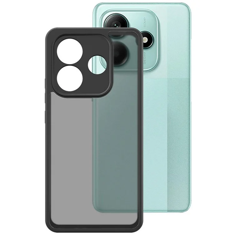 Coque pour Xiaomi Redmi Note 14 5G de la série IMAK UX-9B, avec sac gonflable minuscule en PC+TPU mat.