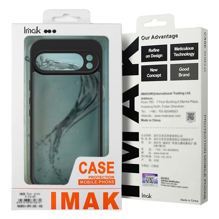 Coque pour Xiaomi Redmi Note 14 5G de la série IMAK UX-9B, avec sac gonflable minuscule en PC+TPU mat.