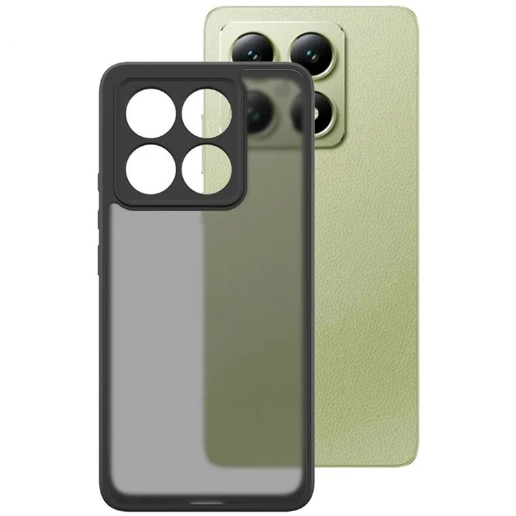 Coque de téléphone IMAK UX-9B Series pour Xiaomi 14T Pro, avec sac gonflable minuscule en PC+TPU mat.