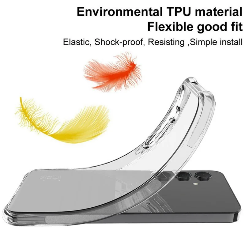 IMAK Para Xiaomi 15 Pro Funda Caja TPU Cubierta de Teléfono Airbag Anti-Golpes Protección - Transparente