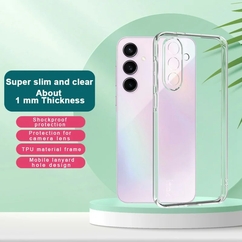 IMAK UX-5 Series For Samsung Galaxy A36 5G Clear Case Shockproof TPU Slim Phone Back Cover