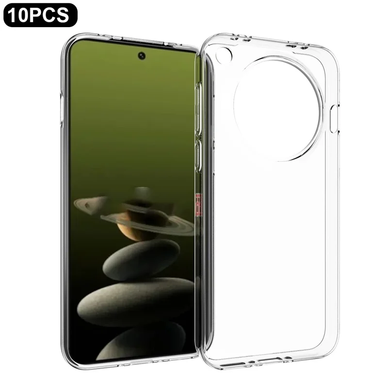 10 sztuk/pakiet Dla Oppo Find X8 5G przezroczysta obudowa Bez śladów palców Pokrowiec ochronny z TPU