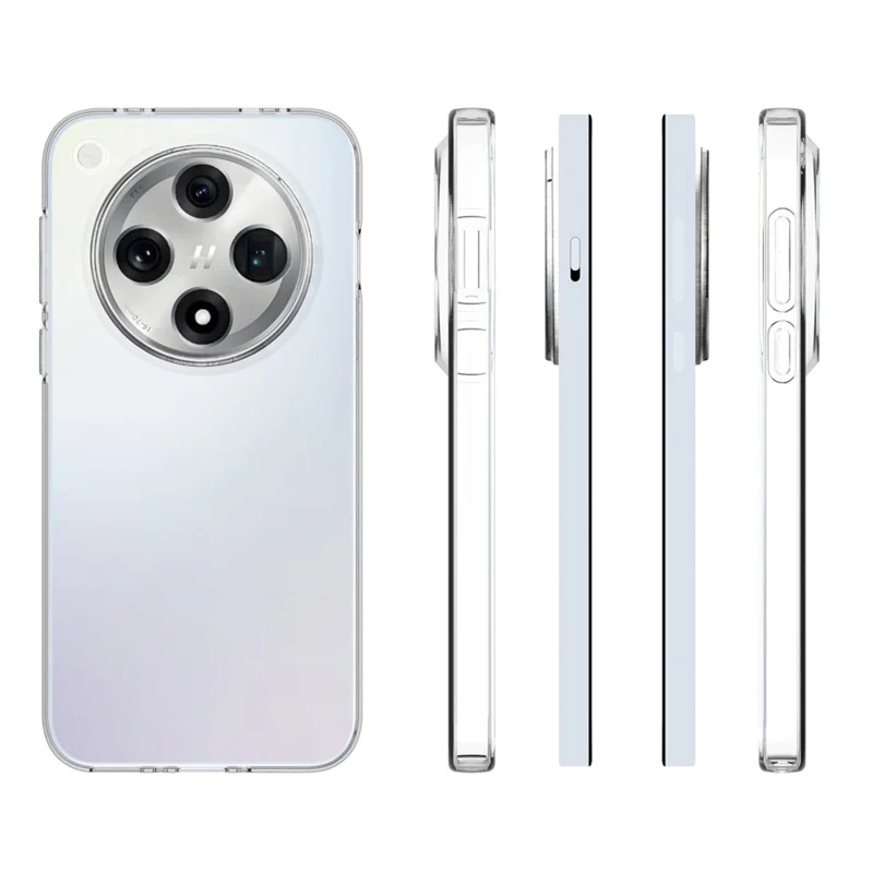 10 sztuk/pakiet Dla Oppo Find X8 5G przezroczysta obudowa Bez śladów palców Pokrowiec ochronny z TPU