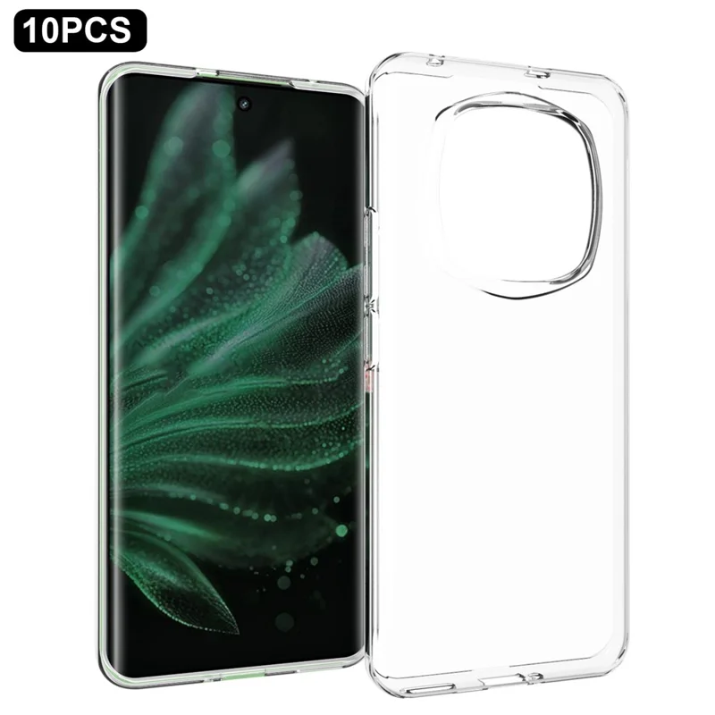10Pcs / Pack For Realme P2 Pro 5G Clear Case Watermark-Free TPU Protective Cover