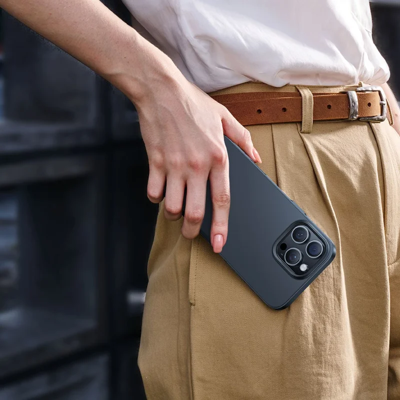 TORRAS Slimfit Mag Series For iPhone 16 Pro Case Compatible with MagSafe Hard PC Shockproof Phone Cover - Black