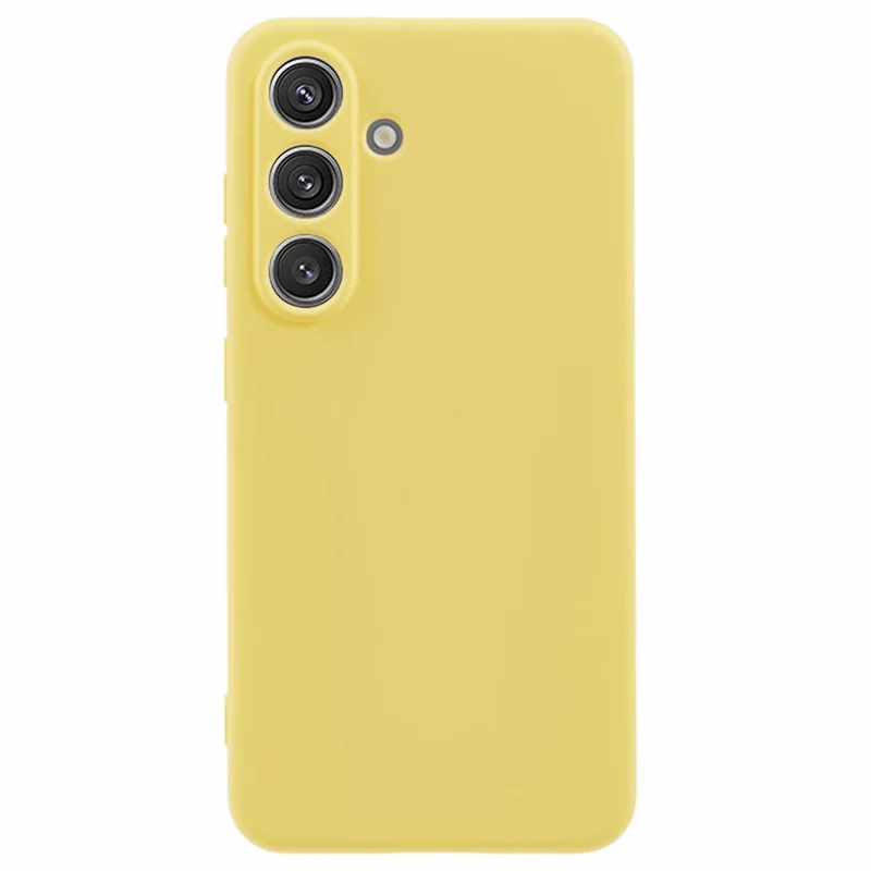 For Samsung Galaxy S25+ Case Arc Edge 2.0mm TPU Protective Phone Cover - Yellow