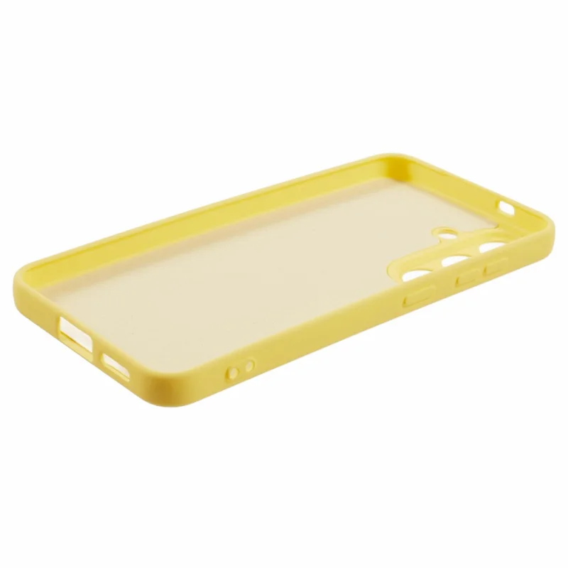 For Samsung Galaxy S25+ Case Arc Edge 2.0mm TPU Protective Phone Cover - Yellow