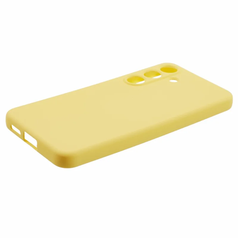 For Samsung Galaxy S25+ Case Arc Edge 2.0mm TPU Protective Phone Cover - Yellow