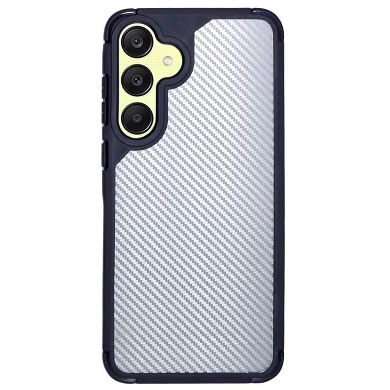For Samsung Galaxy A15 5G  /  4G Case Carbon Fiber Texture TPU+PC Anti-Drop Phone Cover