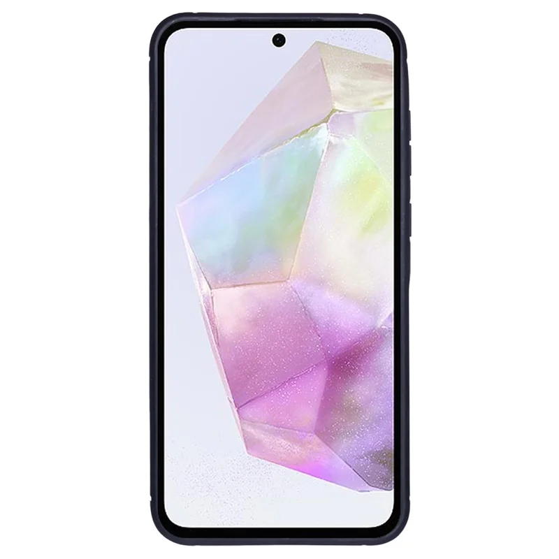 Voor Samsung Galaxy A55 5G hoesje met koolstofvezelstructuur TPU+PC anti-valtelefoonhoes