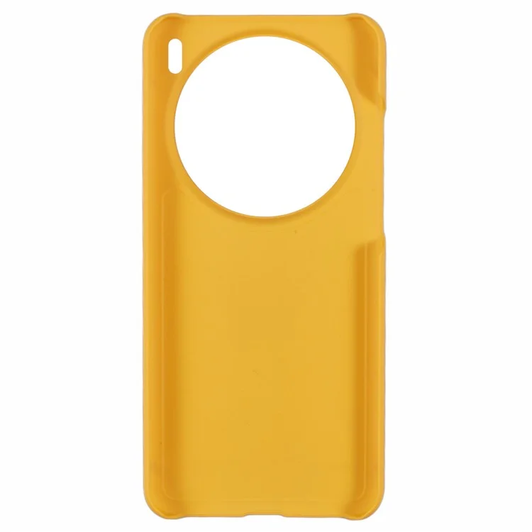 Hard PC case for vivo X200 Pro 5G with frosted finish and minimalist design - Yellow