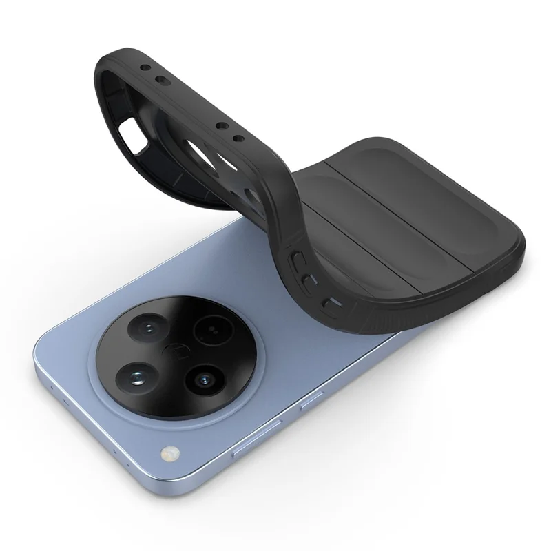 For Oppo Find X8 5G Case Anti-Drop Soft TPU Rugged Phone Back Cover - Black