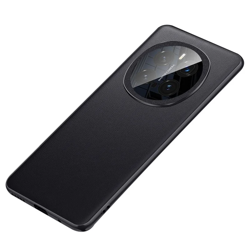 For Honor Magic7 Pro 5G Case Slim TPU+PC+PU Leather Phone Back Cover (2nd Gen) - Black