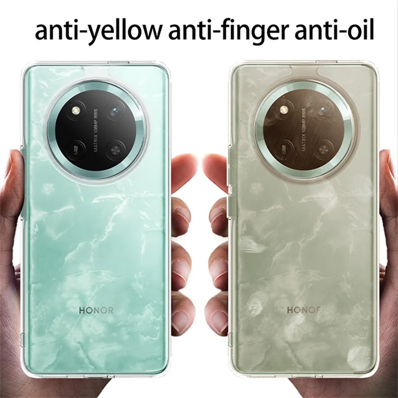 For Honor Magic7 Lite 5G / X9c 5G / X60 Pro 5G Case PC+TPU Phone Cover Airbag Protection - Transparent