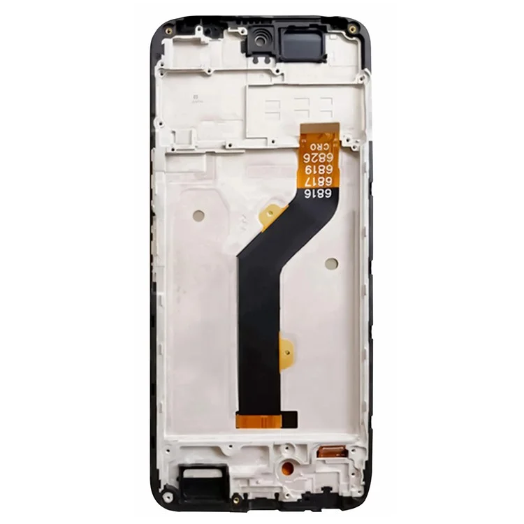 Für Infinix Hot 12 4G X6817 Grad C LCD-Bildschirm und Digitizer-Baugruppe + Rahmenersatzteil (ohne Logo)