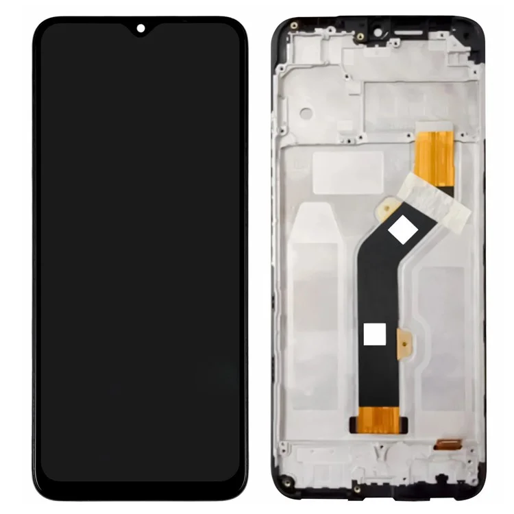 Para TECNO Pova Neo LE6 Tela LCD Grade C e Conjunto de Digitalizador + Peça de Estrutura (Sem Logotipo)
