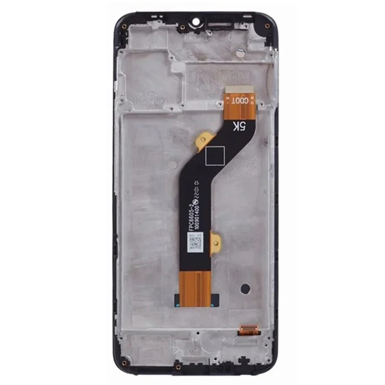 Per TECNO Spark Go 2022 4G KG5 Grado C Schermo LCD e Digitizer Assembly + Parte Telaio (Senza Logo)