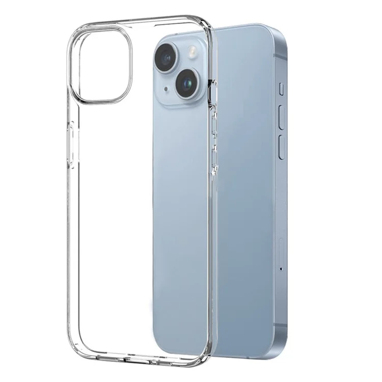Northjo Ultra Clear Telephip Case Para Iphone 14 Plus Anti-Fall Protective 3 en 1 TPU Case Con Protector de Pantalla de Vidrio Templado / Cubierta de Lente de Cámara