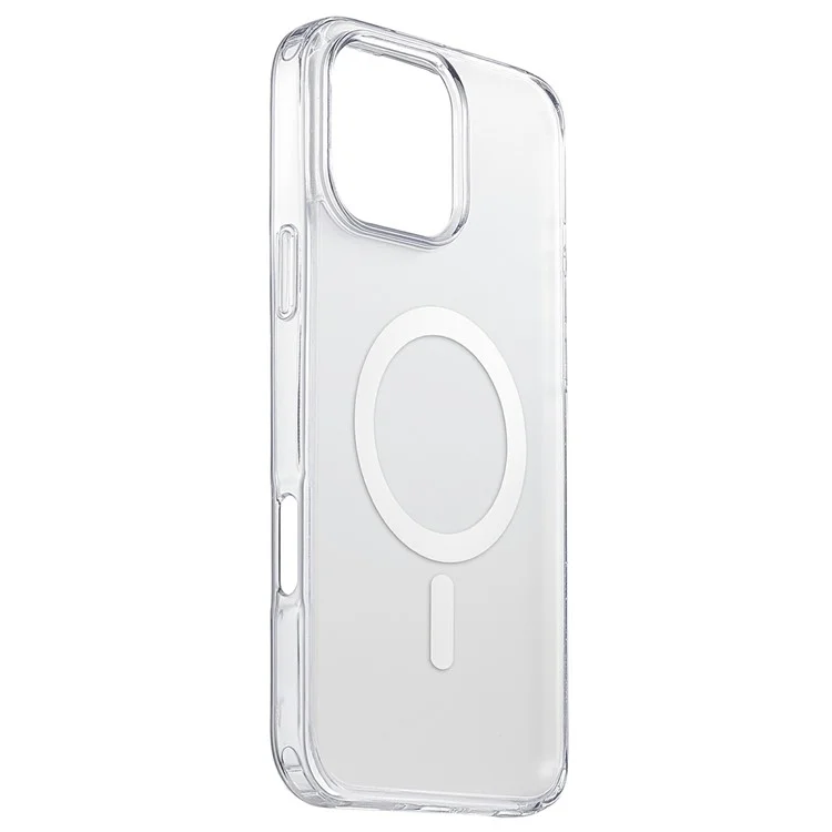 JOYROOM JR-16FG6 Funda transparente compatible con iPhone 16 Pro, con cubierta trasera mate de PC+TPU compatible con MagSafe
