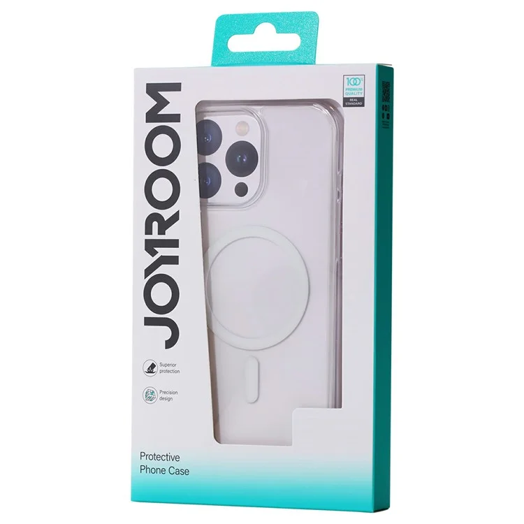 JOYROOM JR-16FG8 For iPhone 16 Pro Max Clear Case Compatible with MagSafe PC+TPU Matte Back Cover