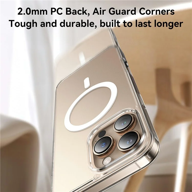 JOYROOM JR-16FG8 For iPhone 16 Pro Max Clear Case Compatible with MagSafe PC+TPU Matte Back Cover