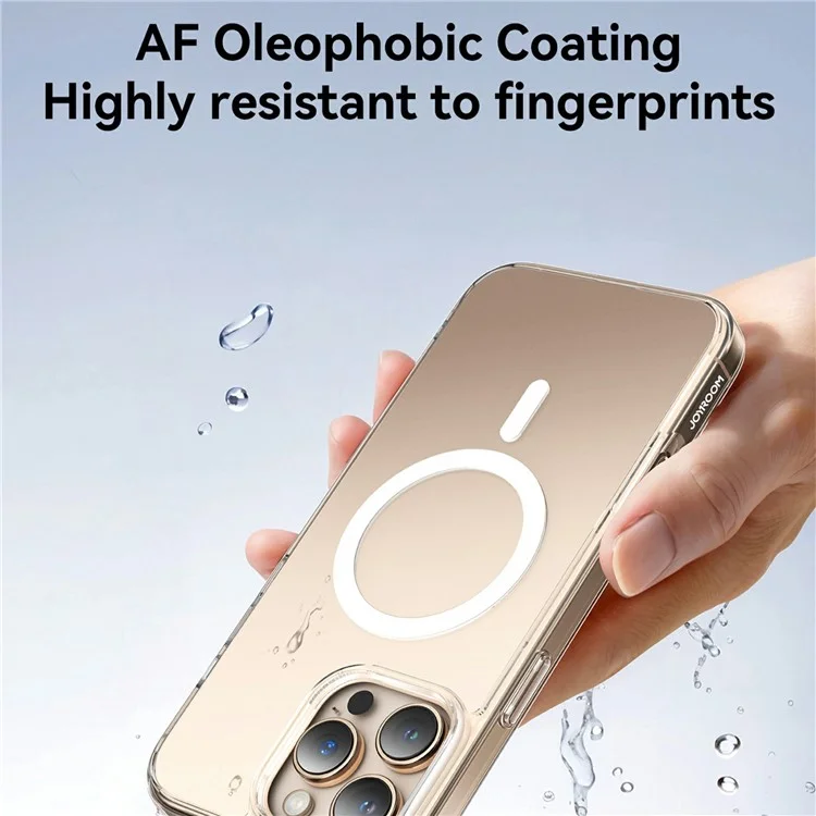 JOYROOM JR-16FG8 For iPhone 16 Pro Max Clear Case Compatible with MagSafe PC+TPU Matte Back Cover