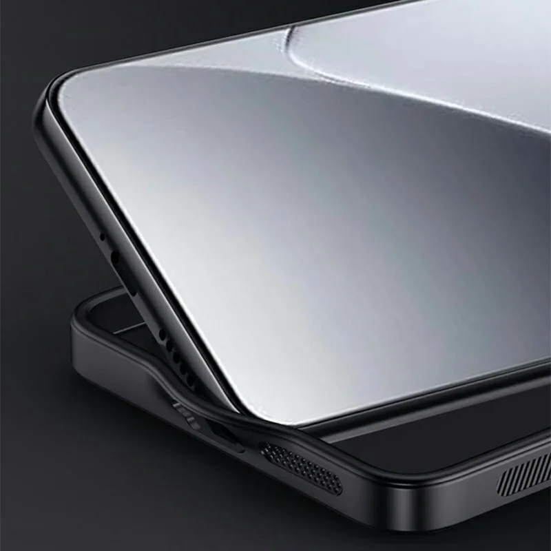 For Xiaomi 15 Pro Case Wood Texture PU Leather Coated PC+TPU Phone Cover - Black