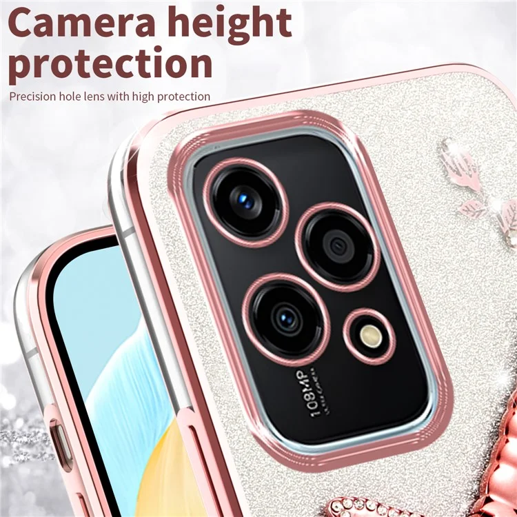 KADEM For Honor 200 Lite Case Dragonfly Kickstand TPU Flowers Glitter Phone Cover - Pink

Перевод на русский язык:

Чехол KADEM For Honor 200 Lite, подставка-стойка, TPU, цветы с блестками, чехол для телефона - розовый