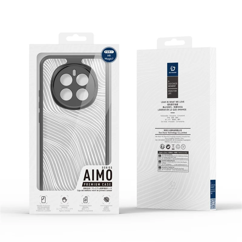 Série Dux Ducis Aimo Pour Honor Magic7 5G Case Tpu + pc Mate Téléphone (certification Recherche) - Noir