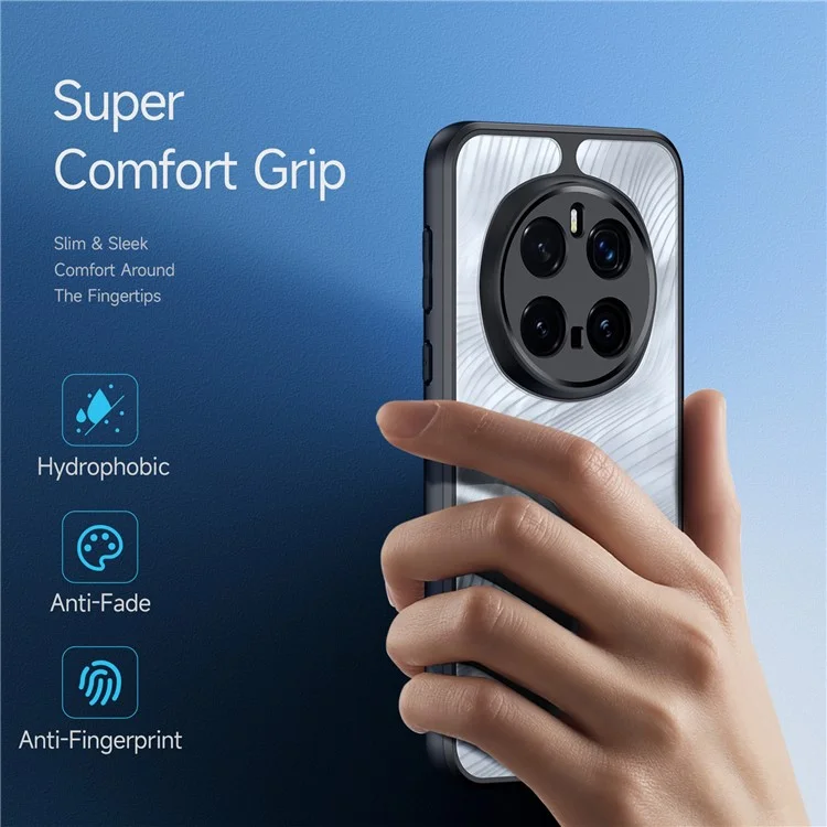 Serie Dux Ducis Aimo Para Honor Magic7 Pro 5G Case TPU+PC Matte Phone Cover (certificación Reach) - Negro