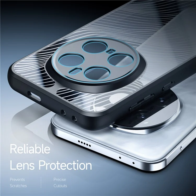 Serie Dux Ducis Aimo Para Honor Magic7 Pro 5G Case TPU+PC Matte Phone Cover (certificación Reach) - Negro