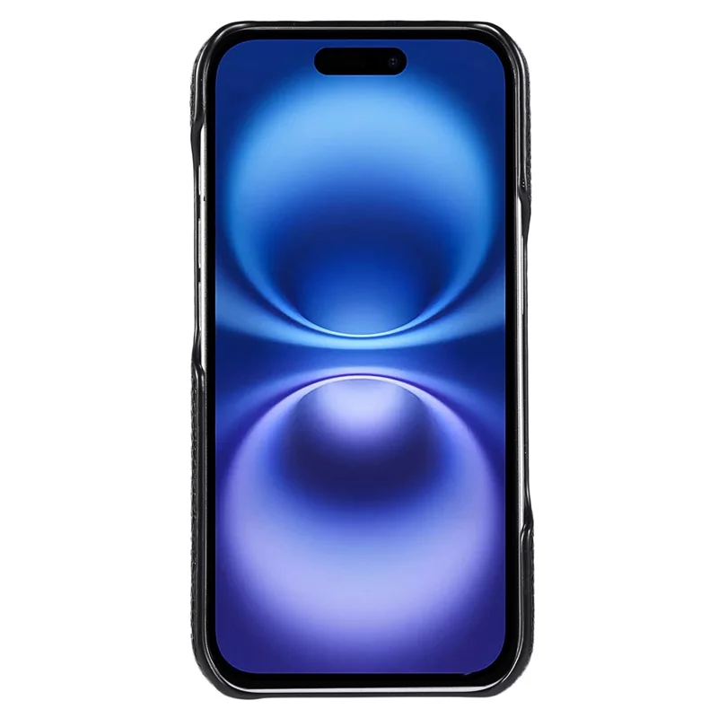 Für iPhone 16 Plus Hülle mit Kartenfach, Schultergurt PC+TPU Ring Ständer Handyhülle - Schwarz