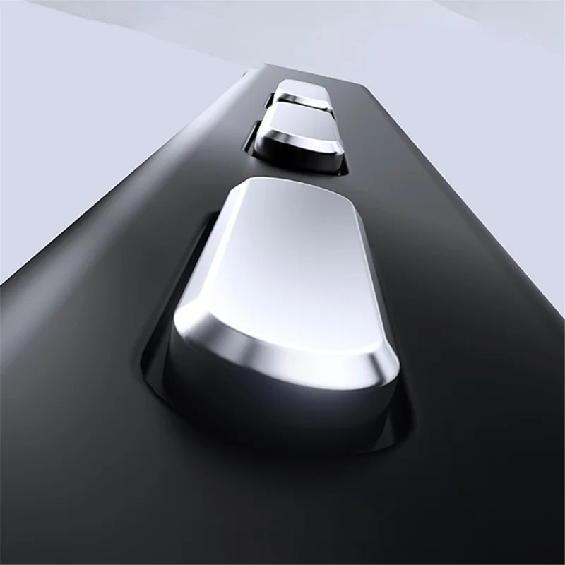 For Samsung Galaxy S25+ Magnetic Phone Case Rotary Kickstand Clear Back Cover - Matte Black